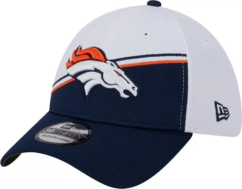 

Мужская кепка New Era Denver Broncos 2023 Sideline Team Color 39Thirty Stretch Fit