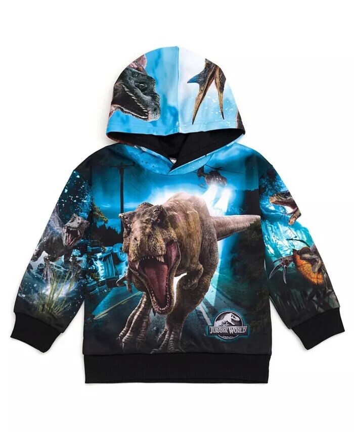 

Синий флисовый пуловер с капюшоном Little Boys Jurassic Park T-Rex Jurassic World, синий