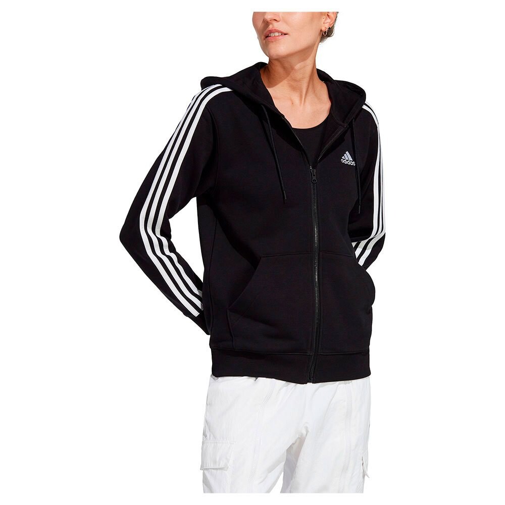 

Толстовка adidas Sportswear 3S Ft R Full Zip, черный