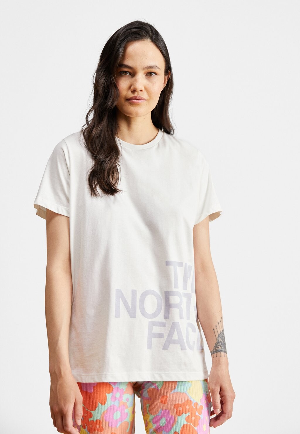 

Футболка с принтом The North Face, белый