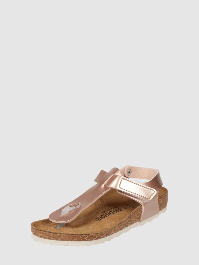 

Сандалии с эффектом металлик, модель Kairo Birkenstock, медный