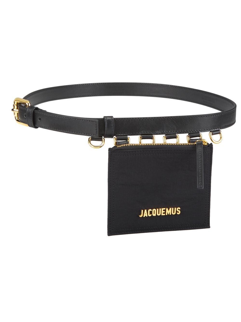 

Кожаная поясная сумка La Ceinture Jacquemus, черный