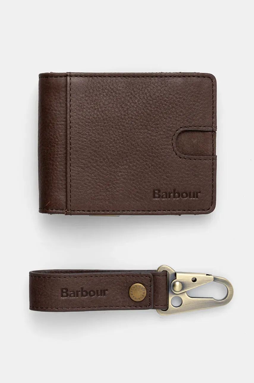 

Кожаный кошелек Barbour, коричневый