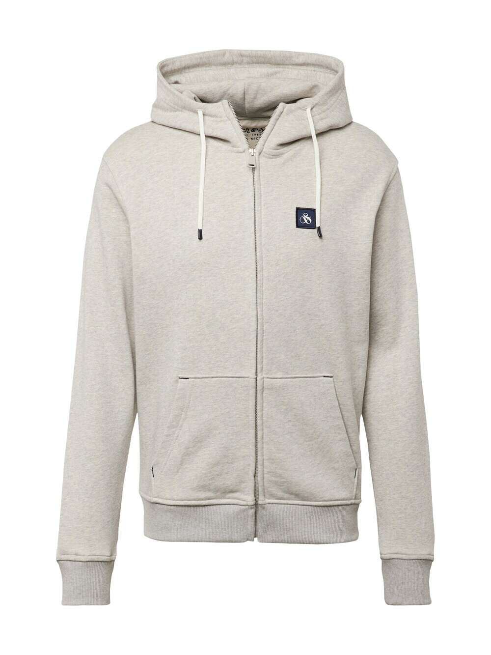 

Толстовка на молнии Scotch & Soda Essential, пестрый серый