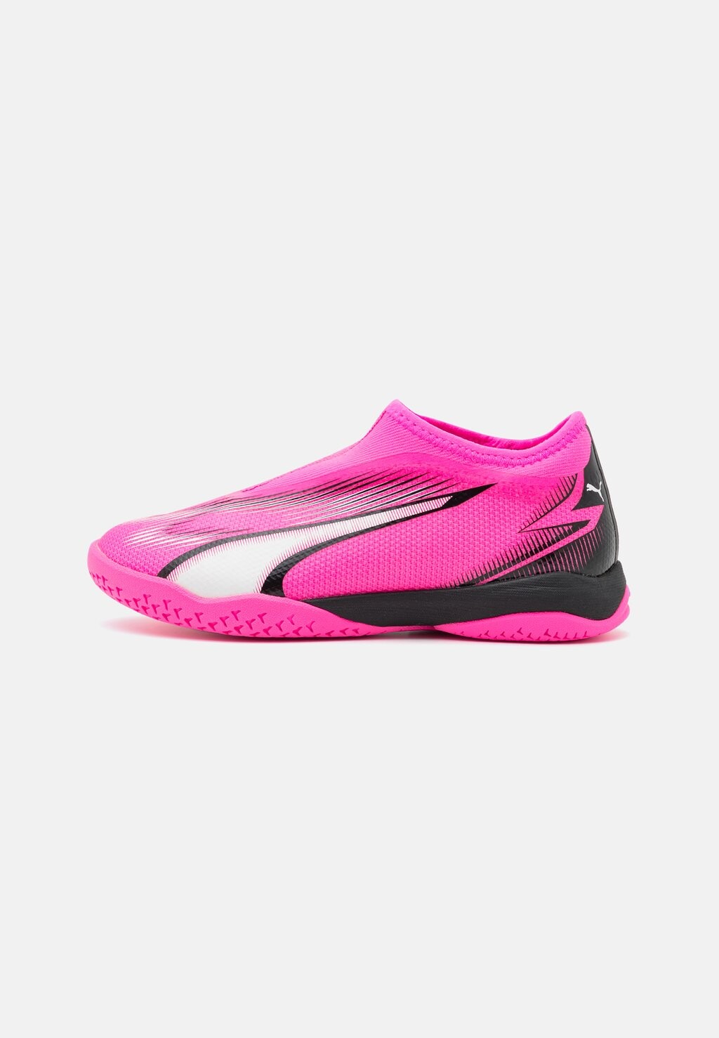 

Обувь для футзала Ultra Match Laceless It Mid Jr Unisex Puma, цвет poison pink/white/black