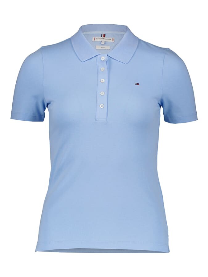 

Поло Tommy Hilfiger, светло-синий