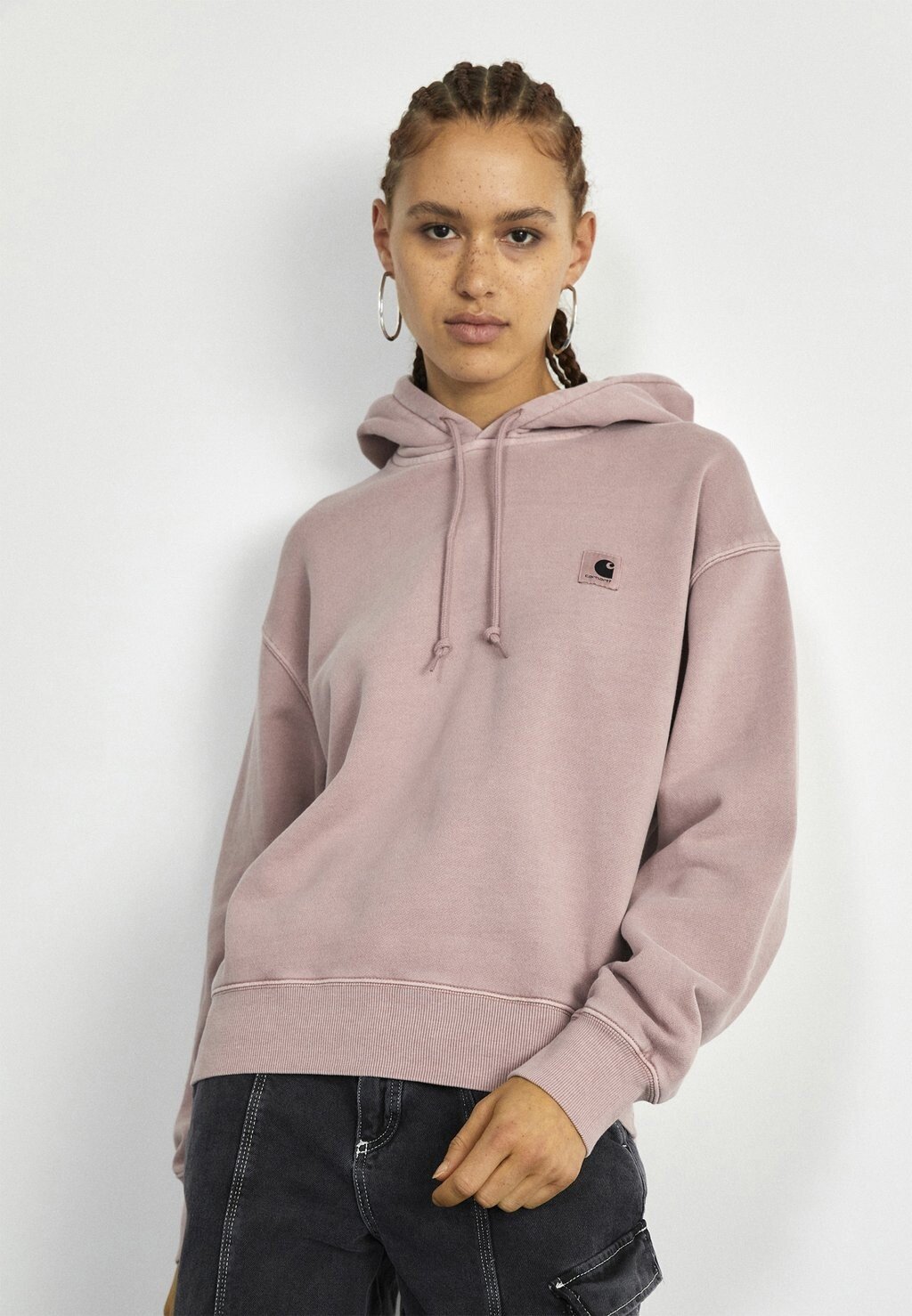 

Толстовка HOODED NELSON Carhartt WIP, глянцево-розовый