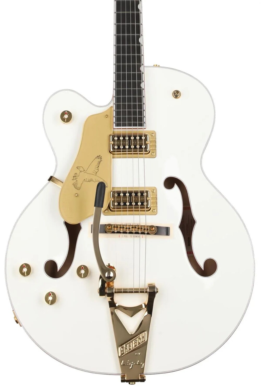 

Gretsch G6136TG Players Edition Falcon с Bigsby, левша - белый