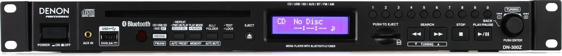 

CD/медиаплеер Denon DN-300Z с Bluetooth-ресивером и AM/FM-тюнером