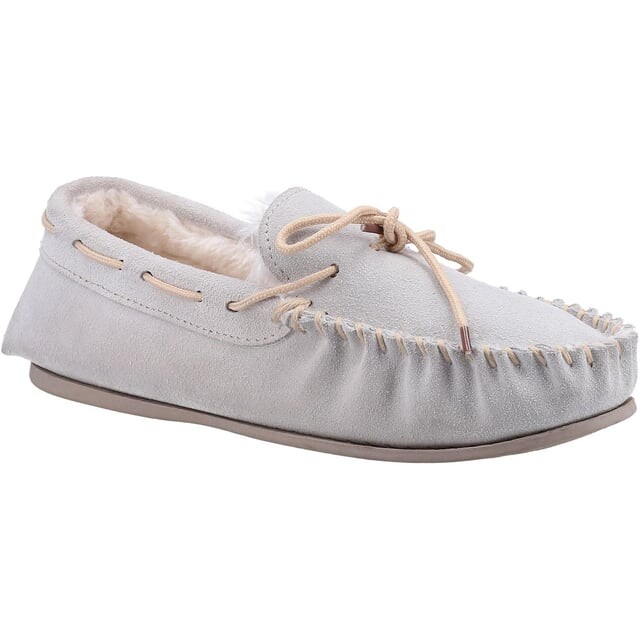 

Женские тапочки Allie из кожи Hush Puppies, серый