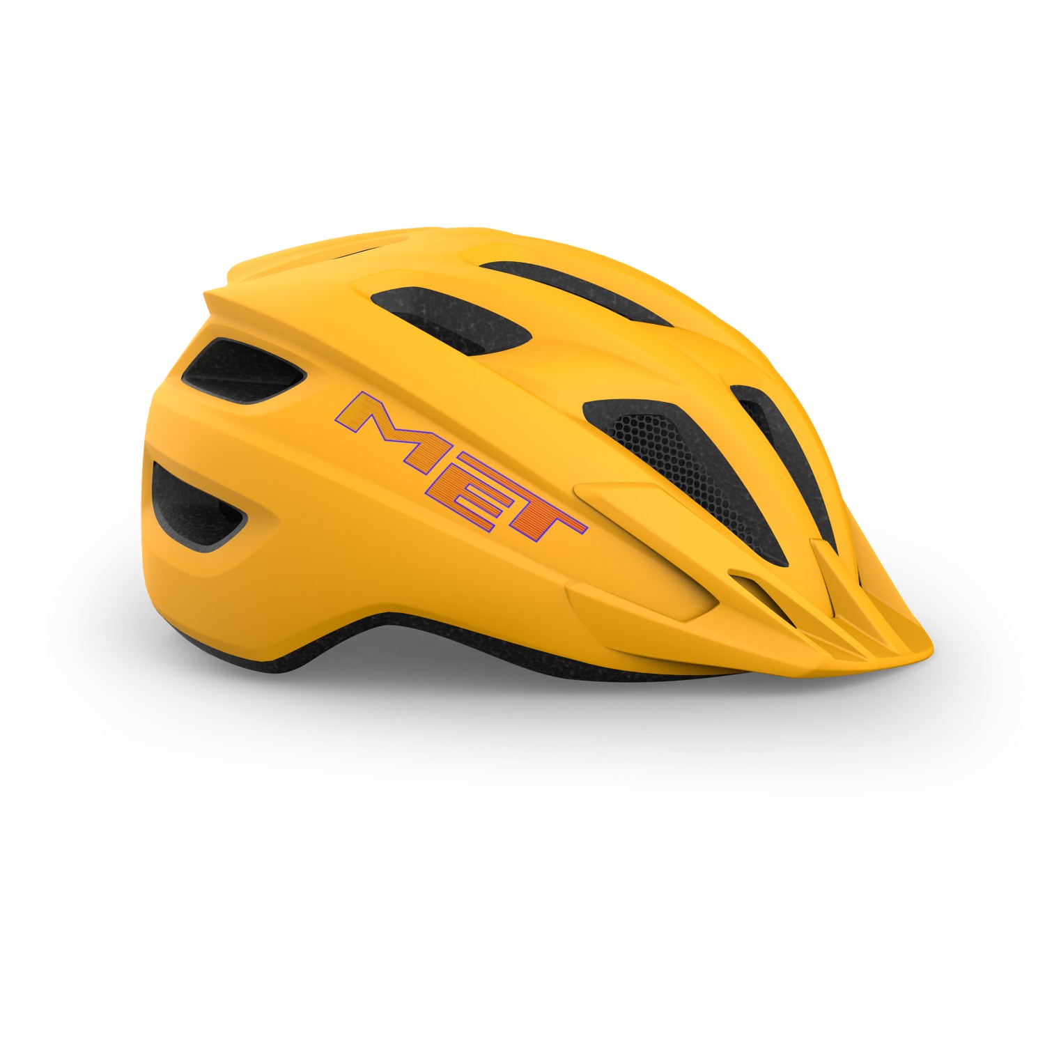 Велосипедный шлем Met Kid's Crackerjack, оранжевый
