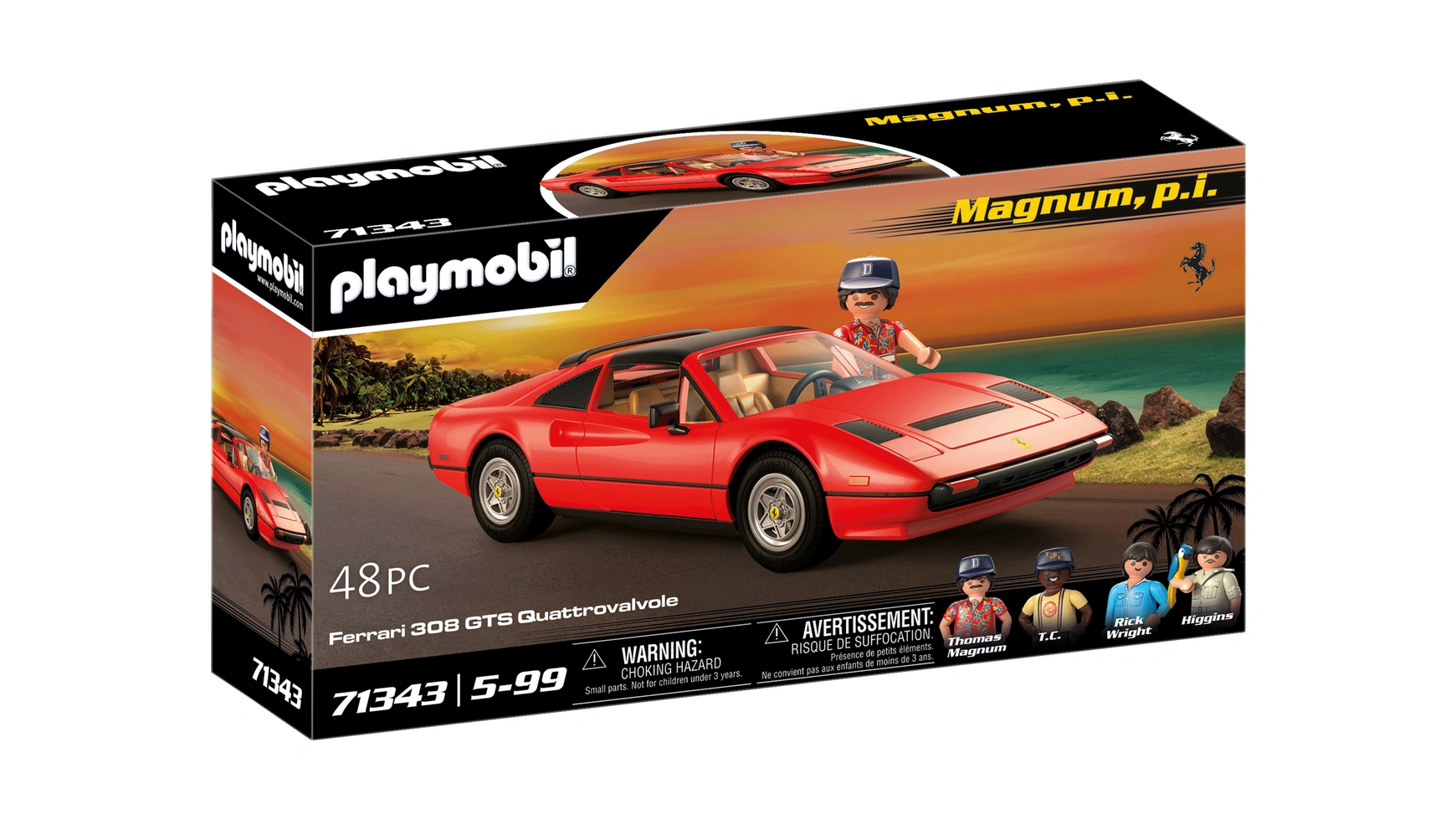 Magnum, шт феррари 308 gts кваттровалволе Playmobil