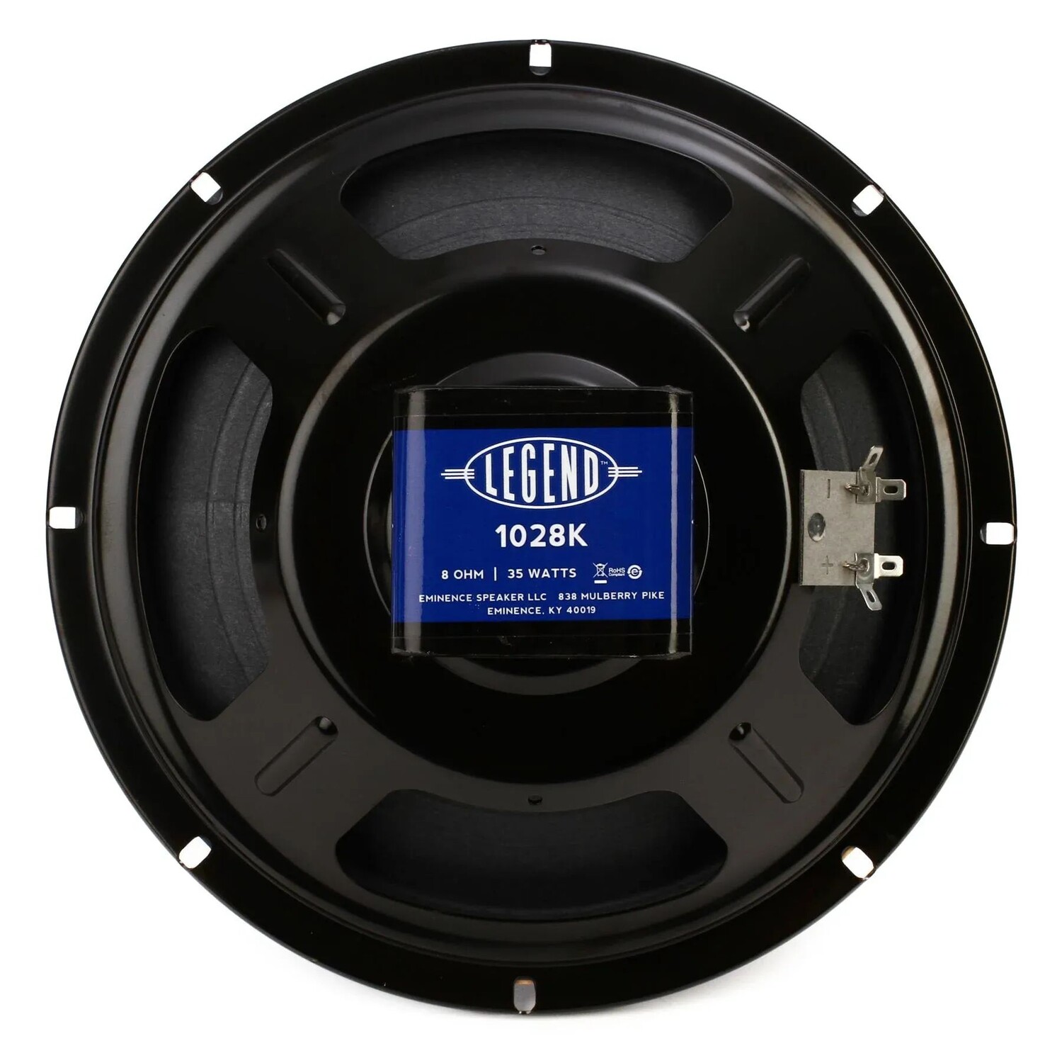 

Сменный динамик гитарного усилителя Eminence Legend 1028K, 10 дюймов, 35 Вт, сопротивление 8 Ом