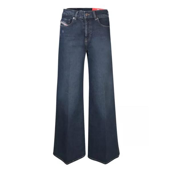 

Джинсы flared cotton jeans Diesel, синий