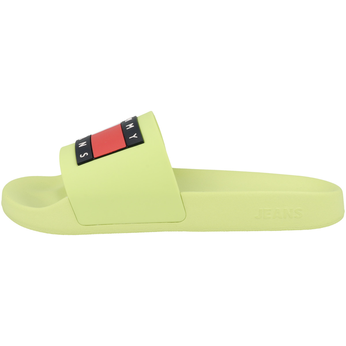 

Мюли Tommy Hilfiger Badelatschen Tommy Jeans Flag Pool Slide Essentials, цвет hellgruen