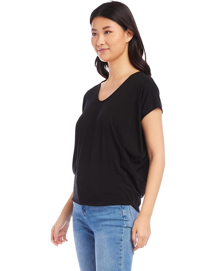 

Топ Karen Kane Extended Sleeve Top, черный