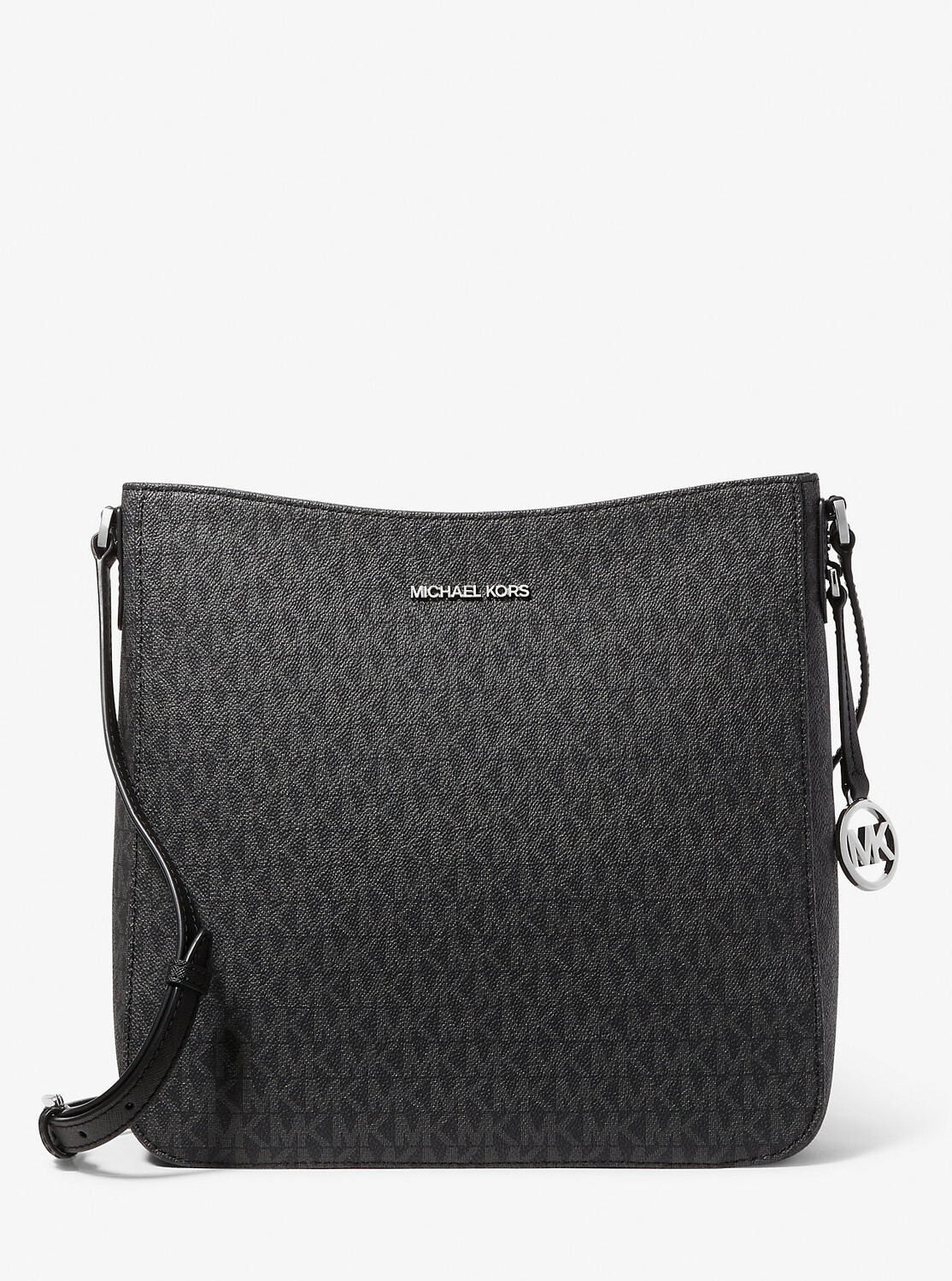 

Большая сумка-мессенджер с логотипом Jet Set Travel Michael Kors, черный