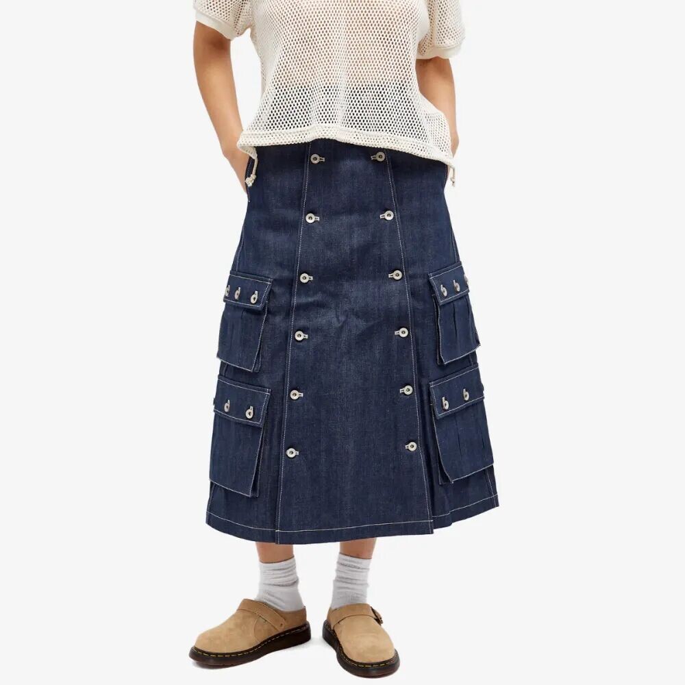 

W'Menswear Юбка с карманами и карманами, синий