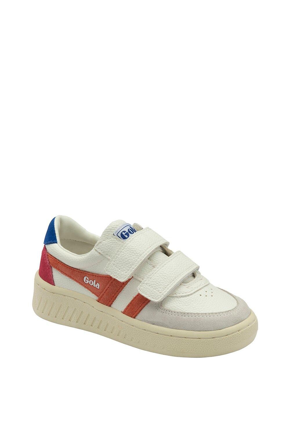 

Детские кроссовки Grandslam Trident Strap с ремешками Gola, белый