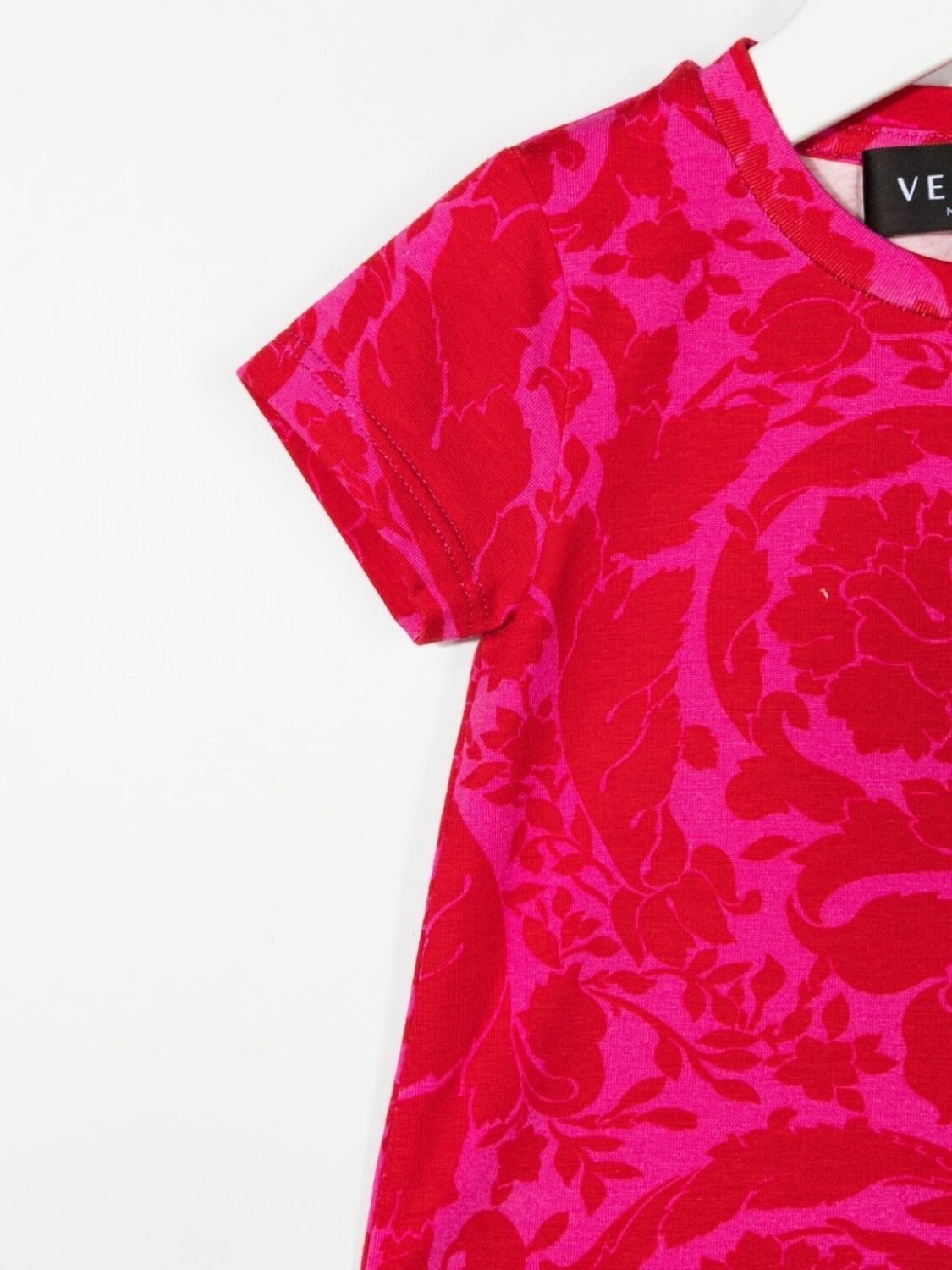 

Versace Kids футболка с принтом Barocco, розовый
