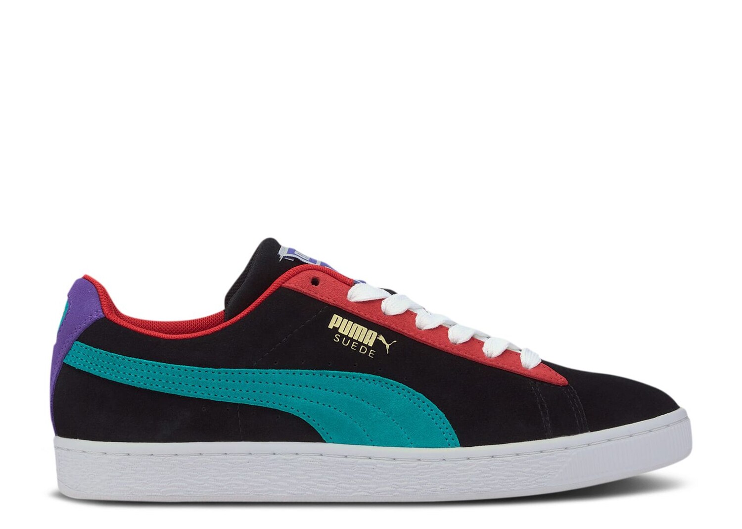 

Кроссовки Puma Suede Classic 'Black Multi', черный