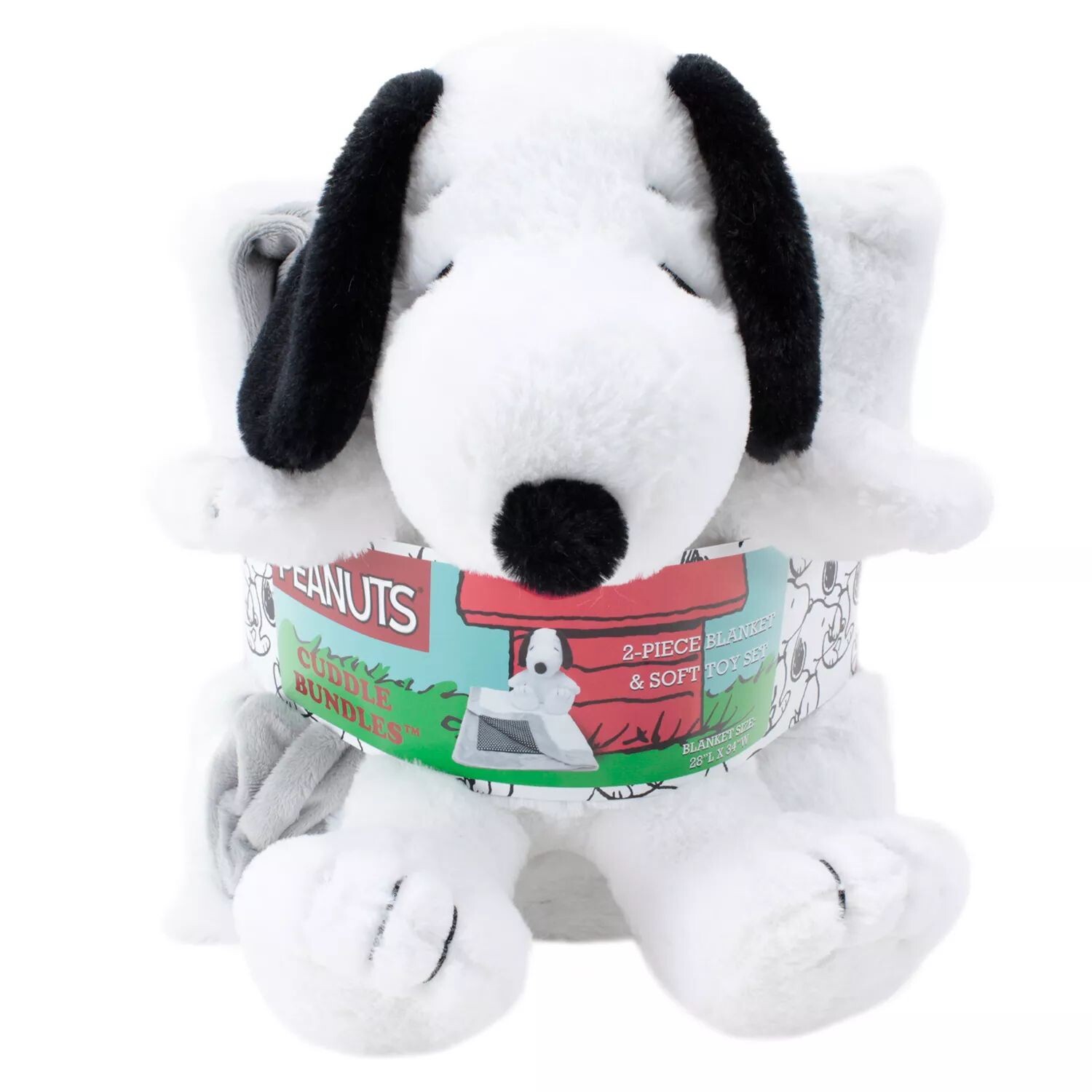 

Animal Adventure Peanuts Snoopy Cuddle Bundle 2-в-1 Комплект плюша и одеяла размером 10 дюймов 2 в 1 Animal Adventure