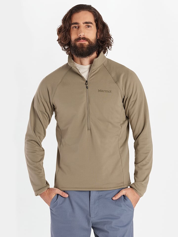 

Флисовый пуловер Marmot Fleece Leconte, бежевый
