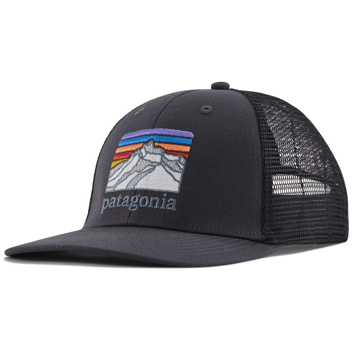 

Кепка Patagonia Line Logo Ridge LoPro Trucker, цвет Ink Black
