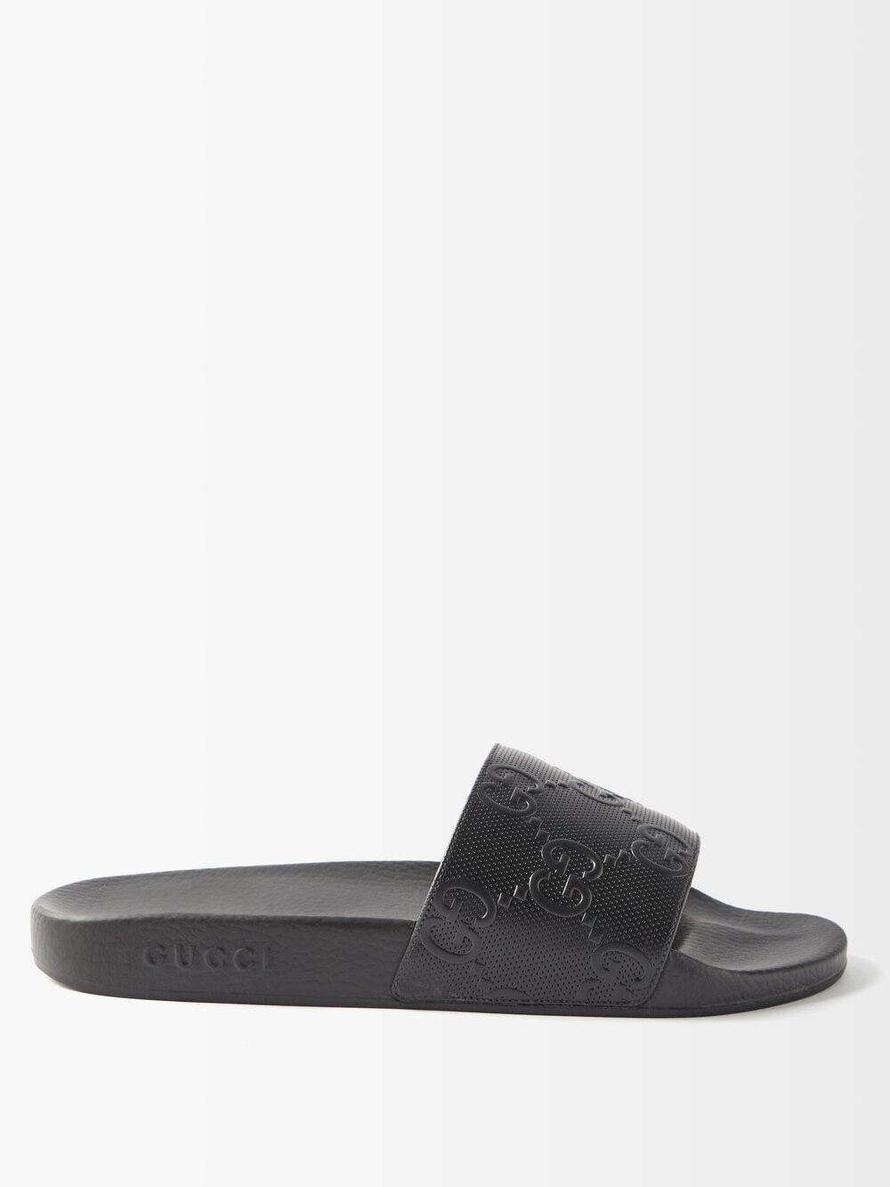 

Шлепанцы pursuit с тиснением gg Gucci, черный