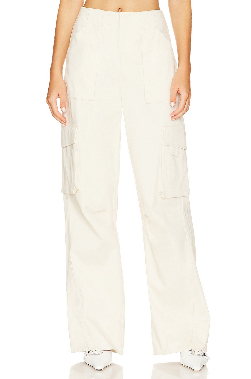 

Брюки L'Academie Ashlen Stretch Cotton Cargo, цвет Khaki Beige