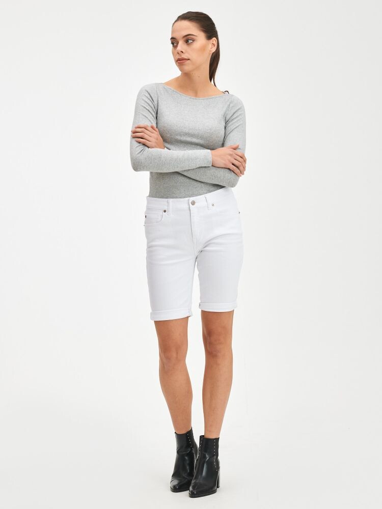

Белые джинсовые шорты optic Gap, белый
