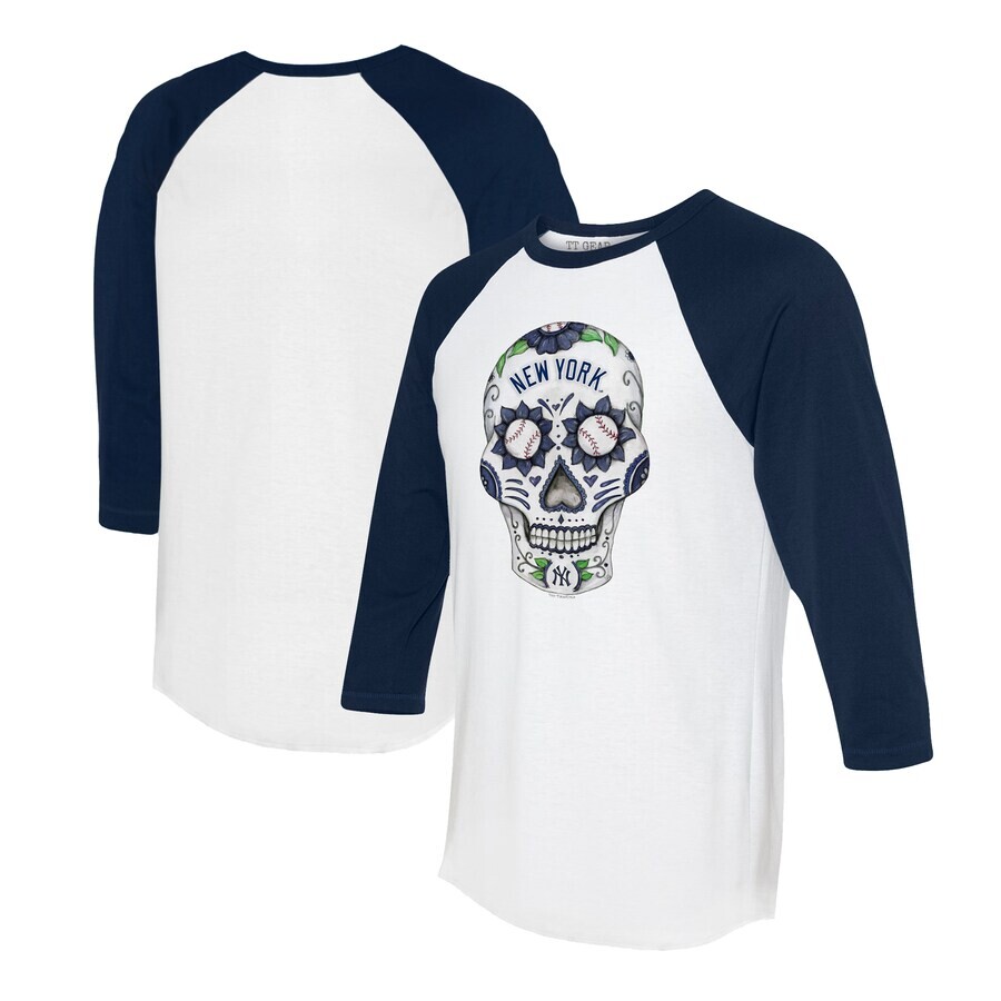 

Футболка с длинным рукавом Tiny Turnip New York Yankees, белый