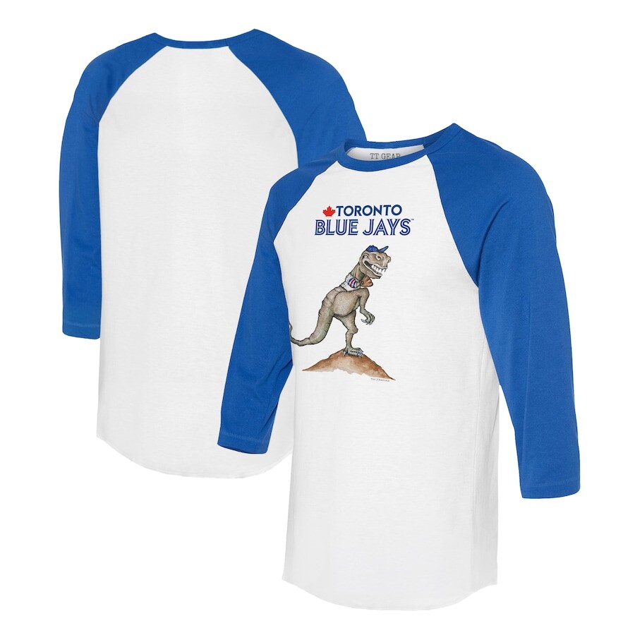 

Футболка с длинным рукавом Tiny Turnip Toronto Blue Jays, белый