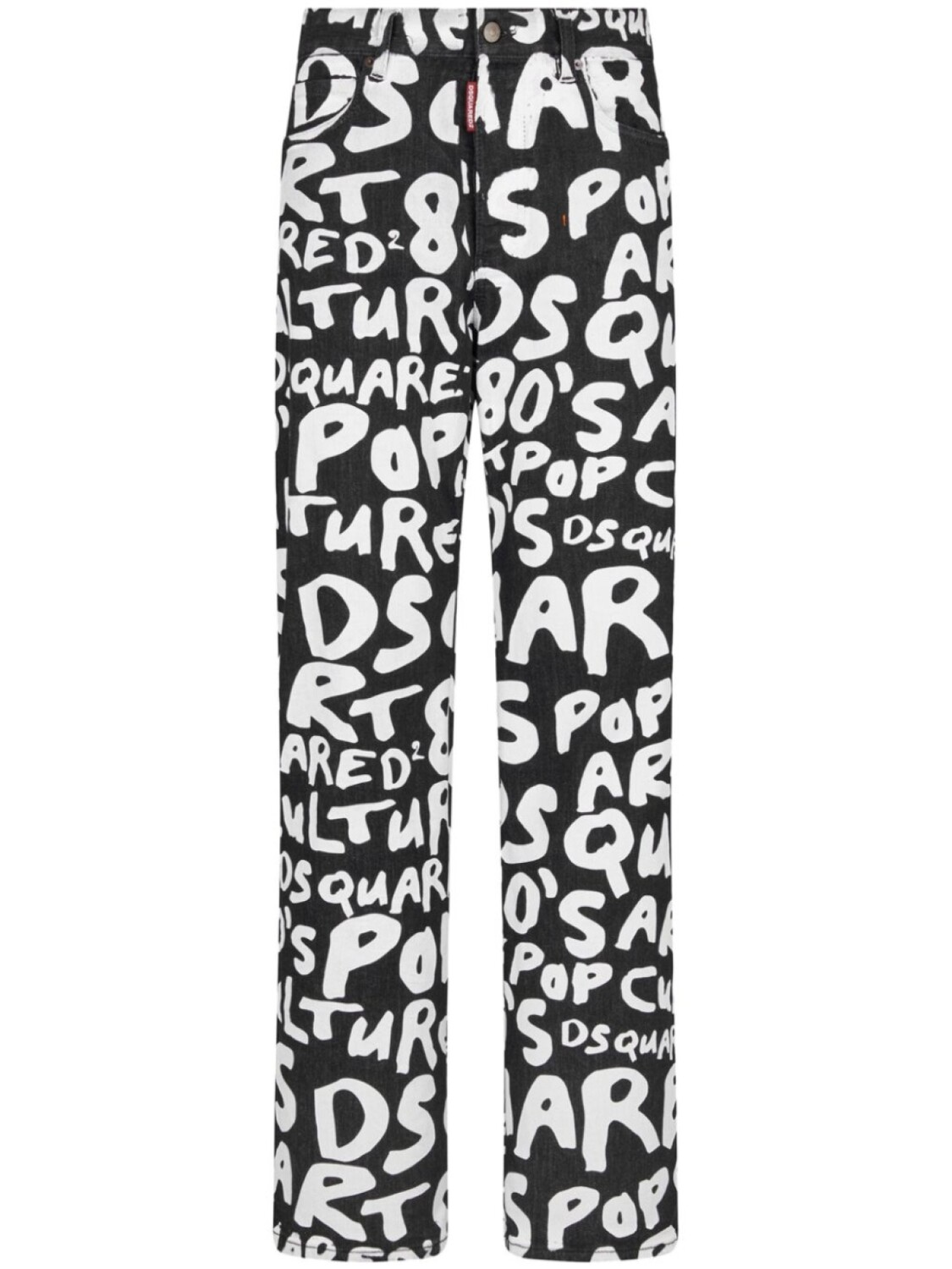 

Dsquared2 узкие брюки с логотипом, черный