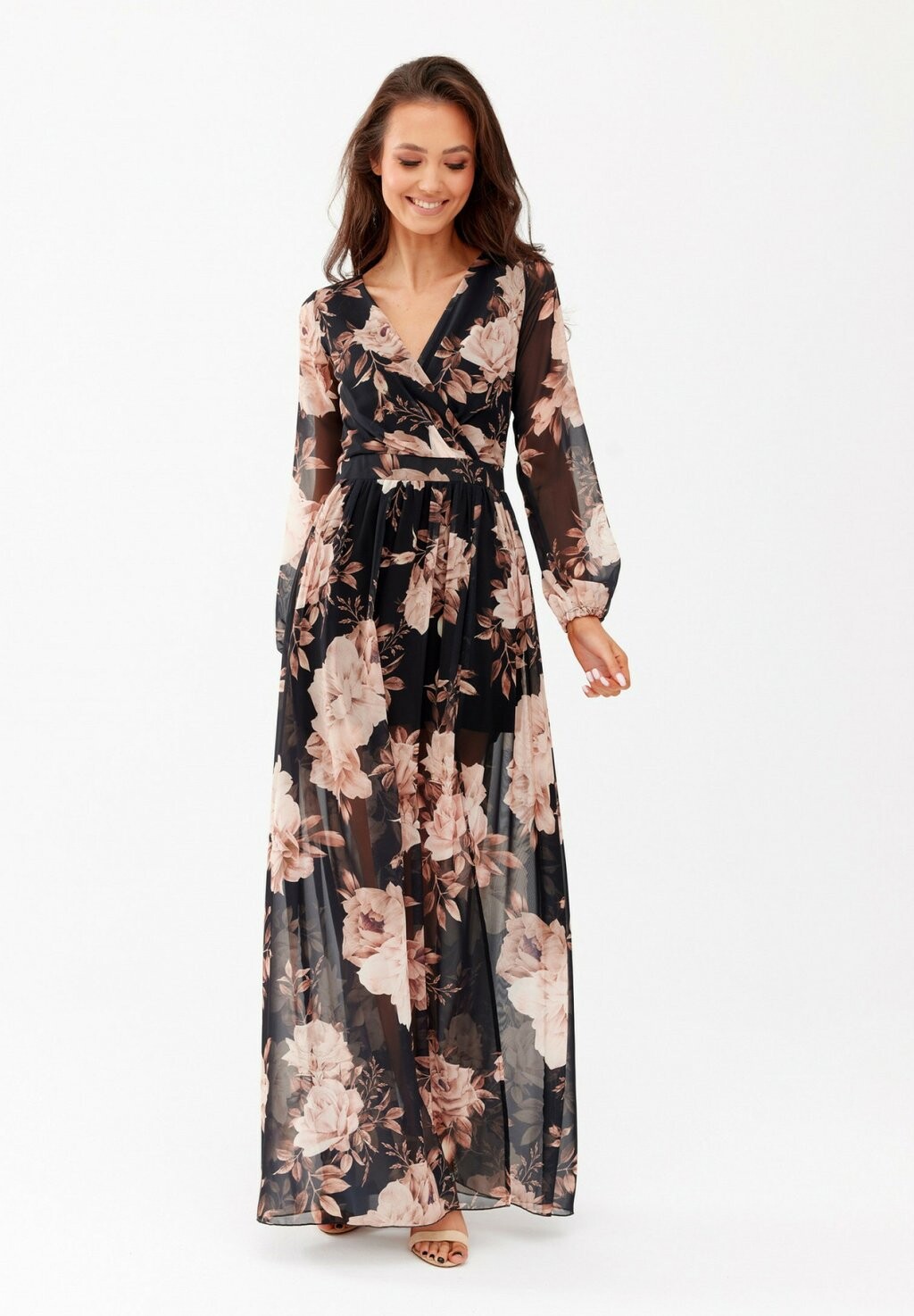 

Длинное платье Roco Fashion, черный