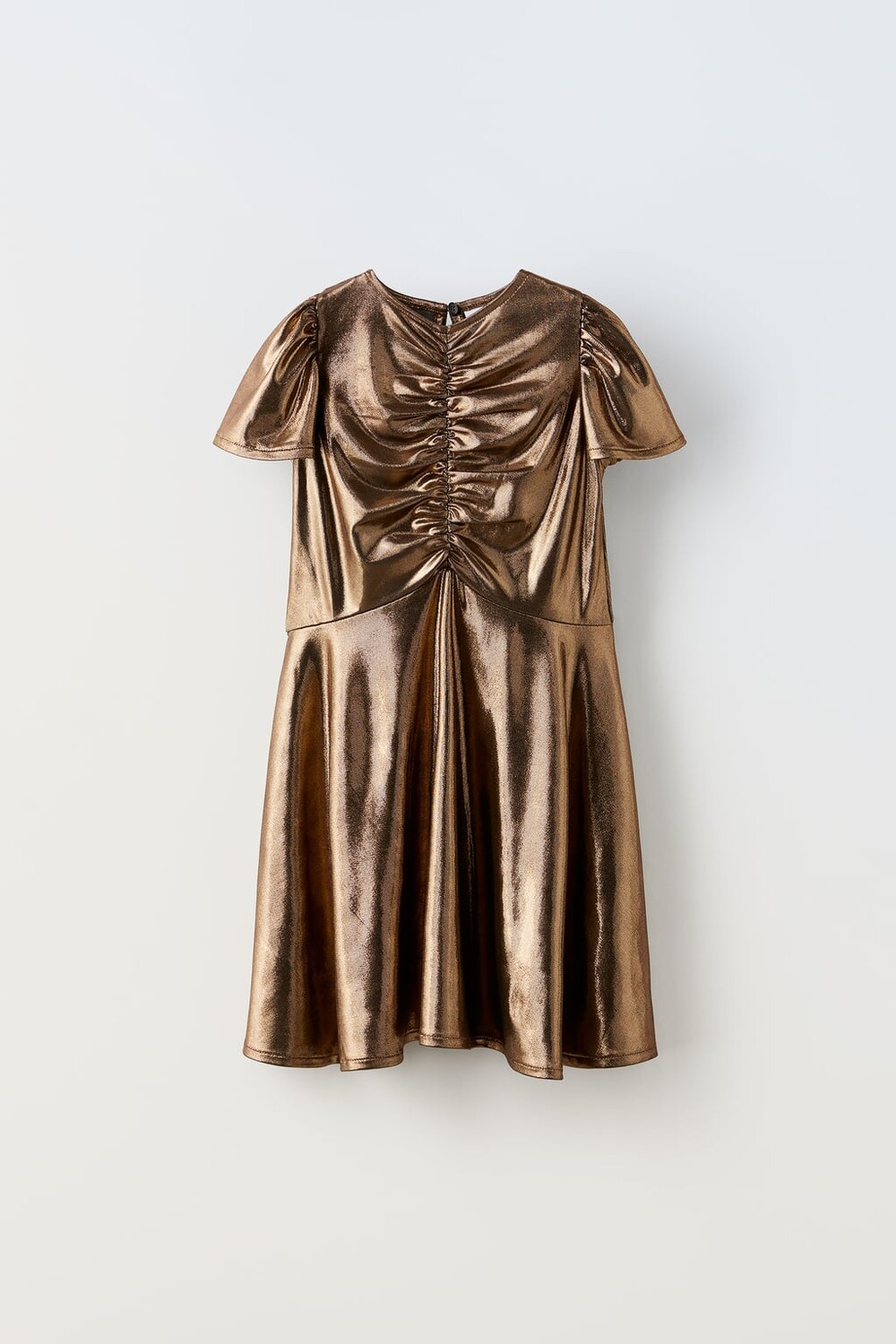 

Платье металлическое ZARA, золотой