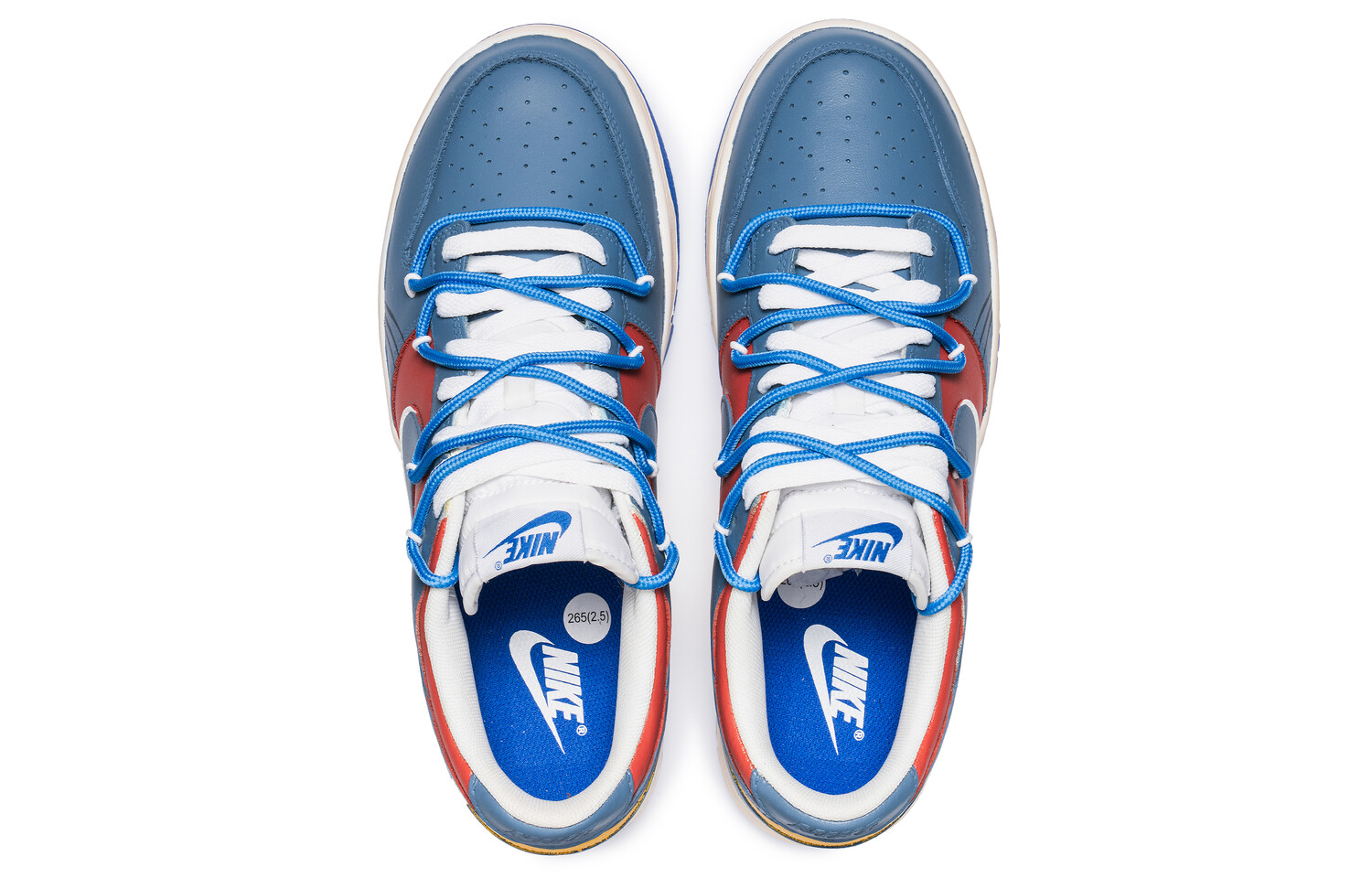 

Кроссовки Nike Dunk Skateboarding Shoes Men Low-top Blue, синий