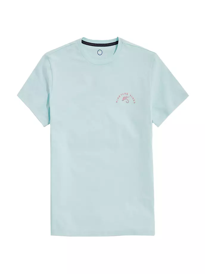 

Футболка Crossed Rods Dunes Vineyard Vines, синий