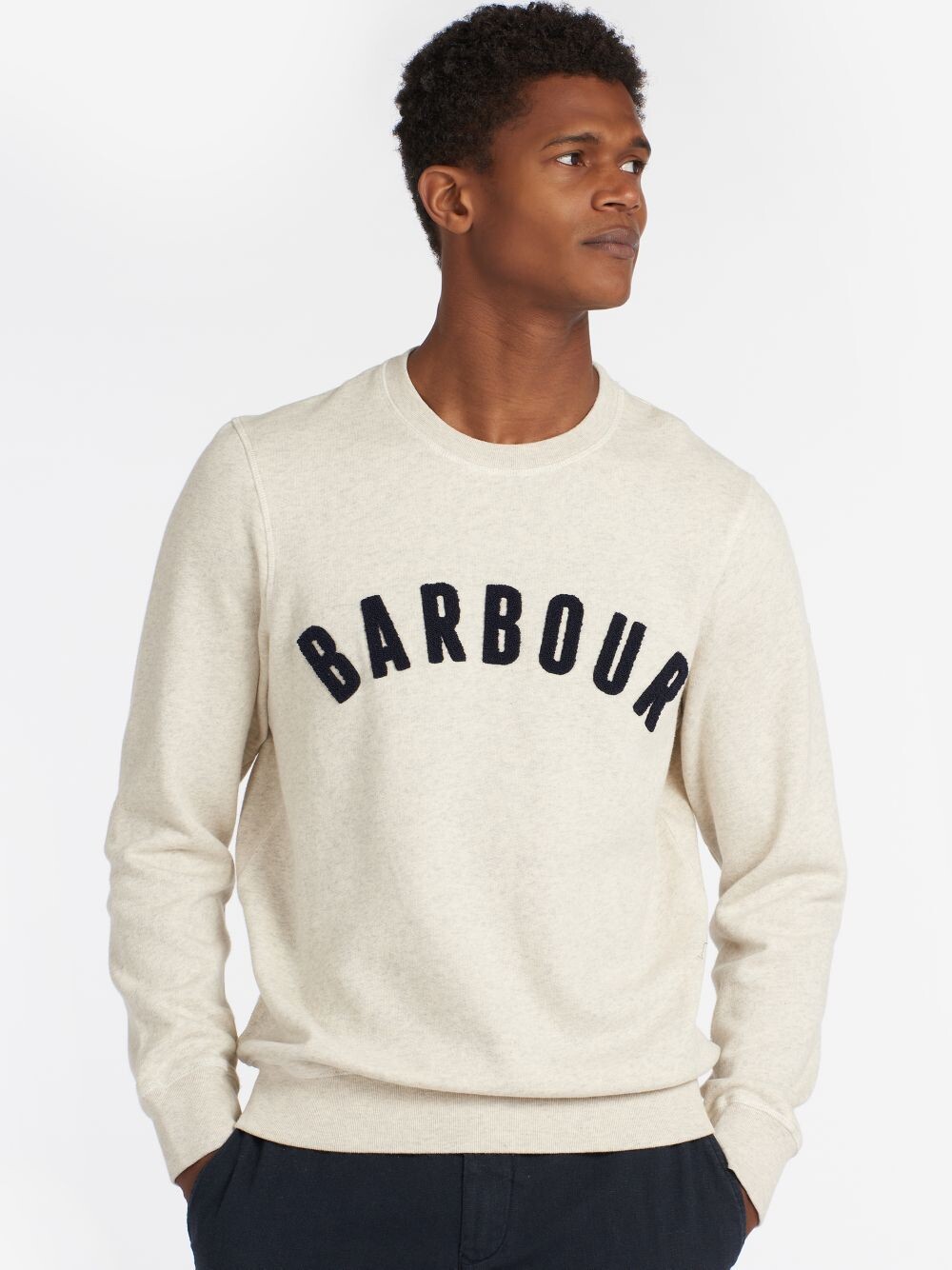 

Толстовка с круглым вырезом с логотипом Barbour Essential Prep, цвет: темно-зеленый
