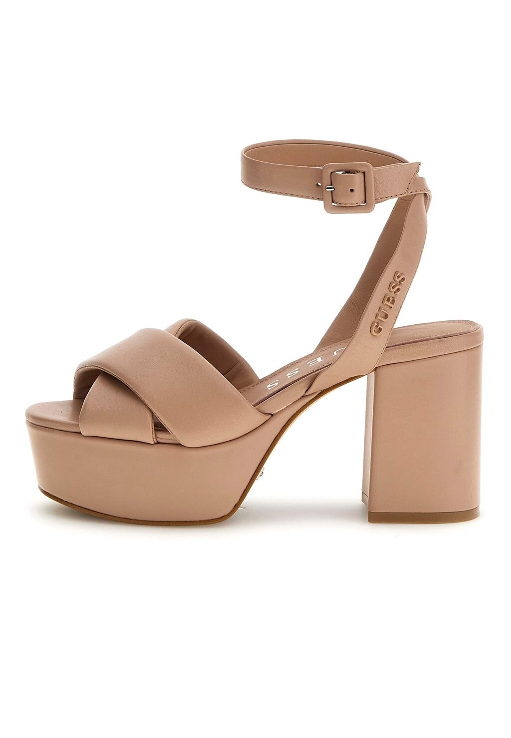 

Босоножки на высоком каблуке SHANNY Guess, цвет beige
