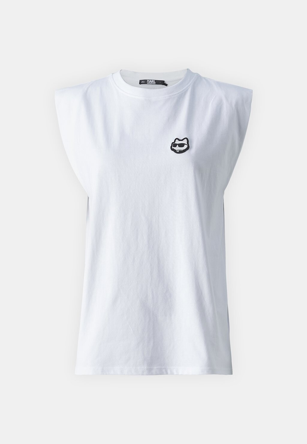 

Принт на футболке IKONIK TANK KARL LAGERFELD, белый