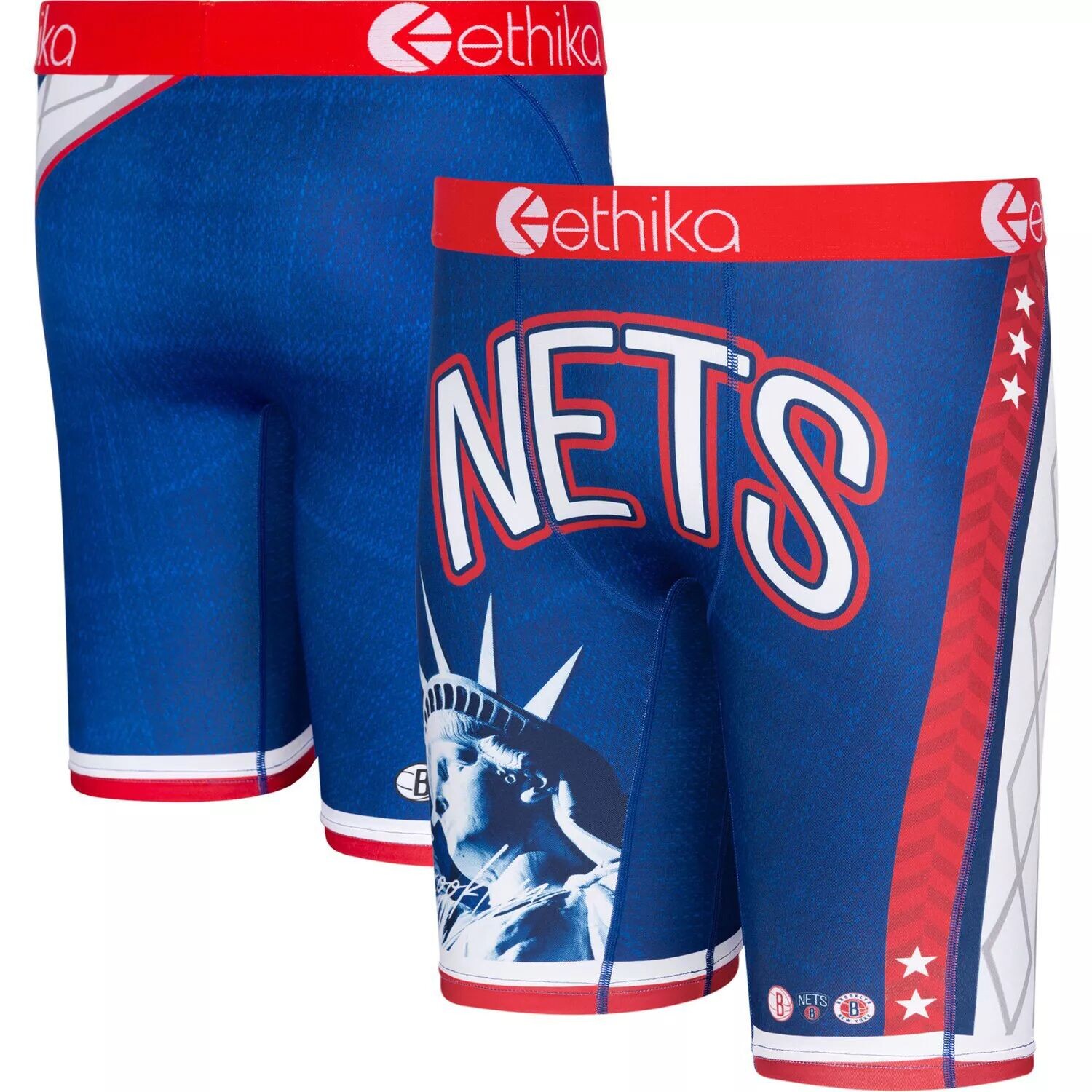 

Мужские боксеры Ethika Navy Brooklyn Nets 2021/22 City Edition