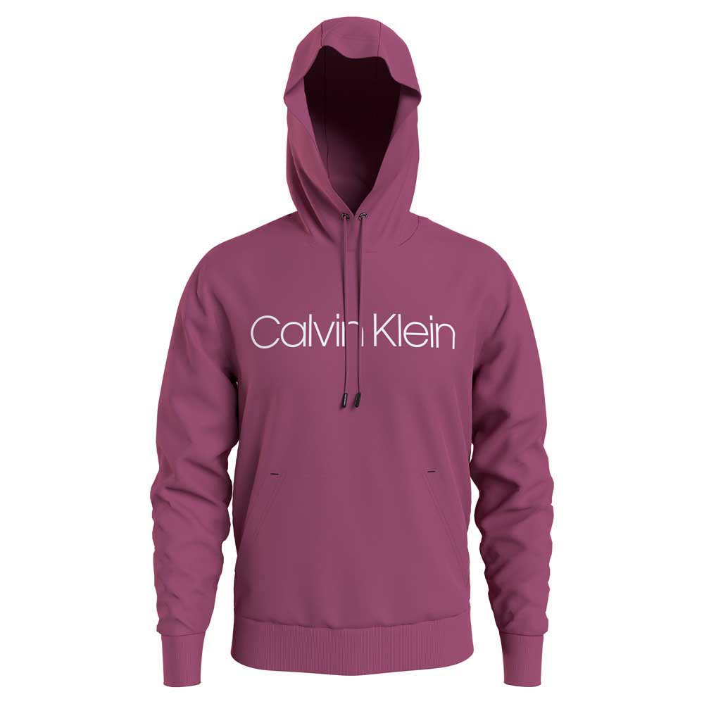 Худи Calvin Klein Cotton Logo, фиолетовый худи calvin klein core logo бежевый