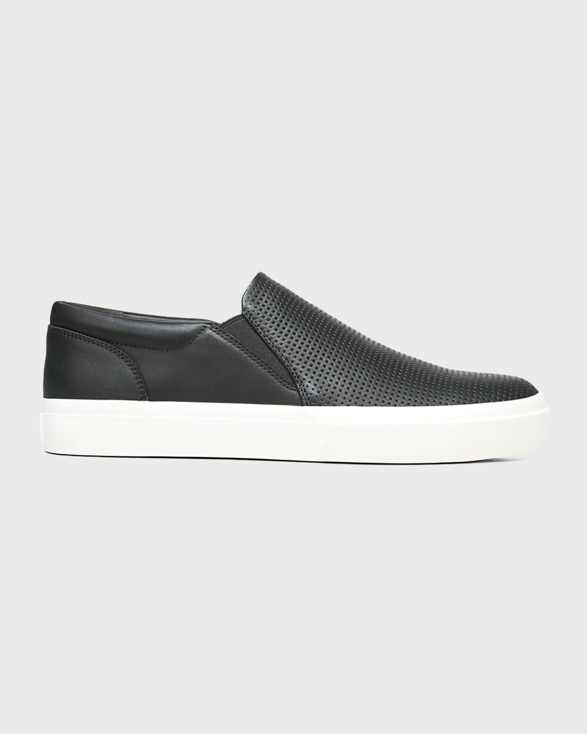 

Мужские слипоны Fletcher из перфорированной кожи Vince, цвет Black
