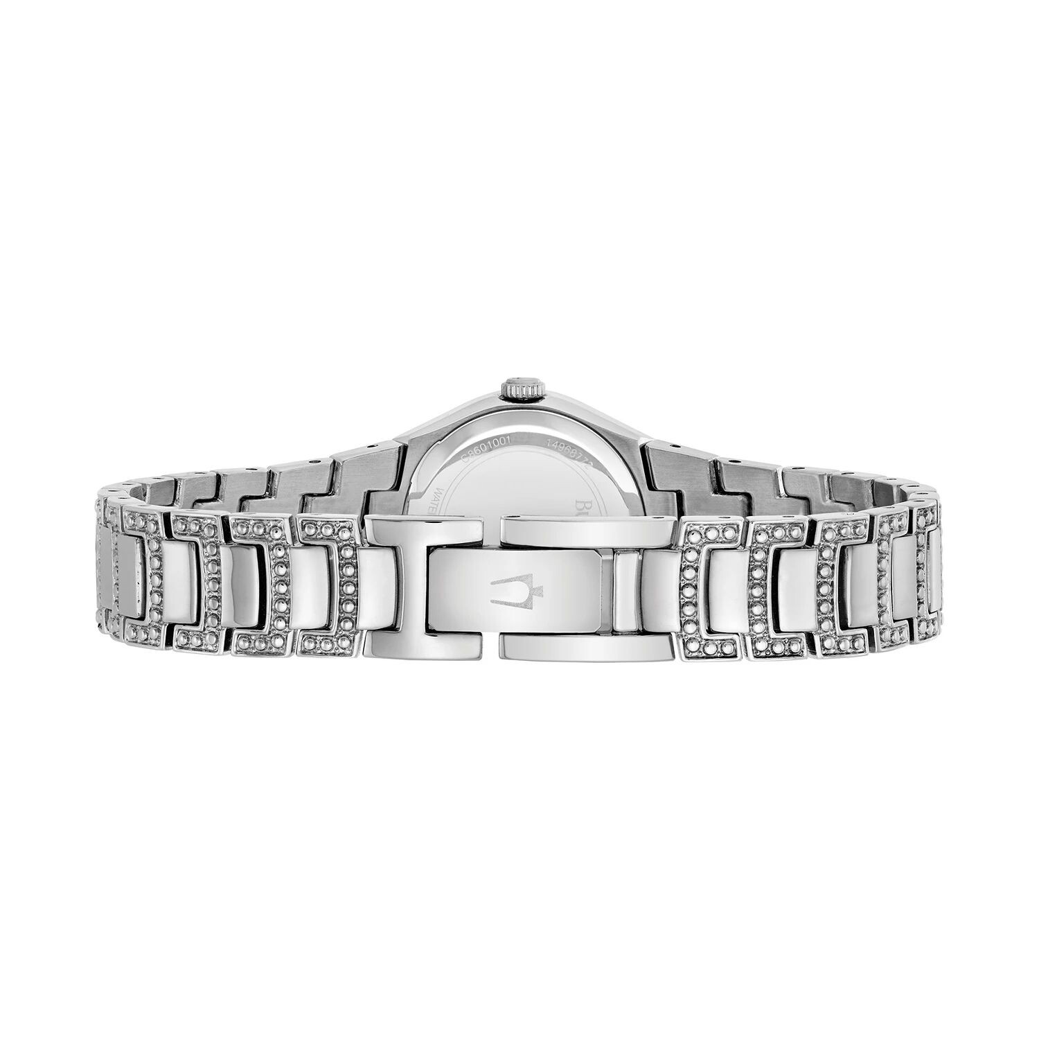 

Женские часы из нержавеющей стали с кристаллами - 96L170 Bulova