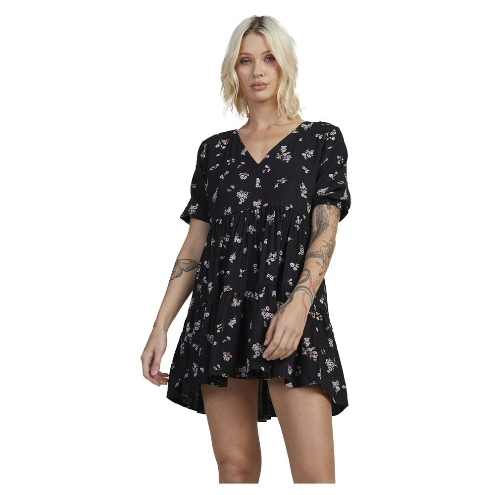 Короткое платье Rvca Sprinkle Vienna Short Sleeve, разноцветный короткое платье rvca meri long sleeve зеленый