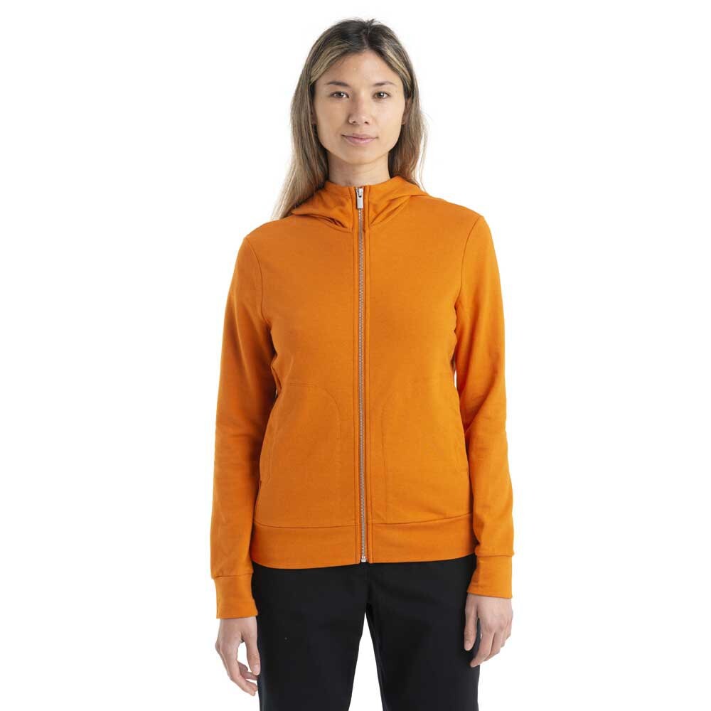 

Толстовка Icebreaker Central Classic Merino Full Zip, оранжевый