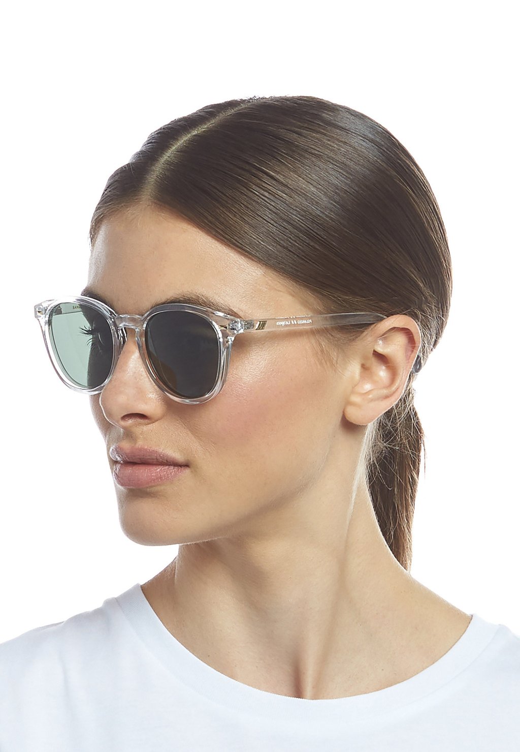 Солнцезащитные очки BANDWAGON Le Specs, цвет crystal clear