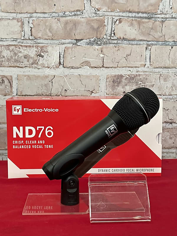 

Кардиоидный динамический вокальный микрофон Electro-Voice ND76 Cardioid Dynamic Vocal Microphone