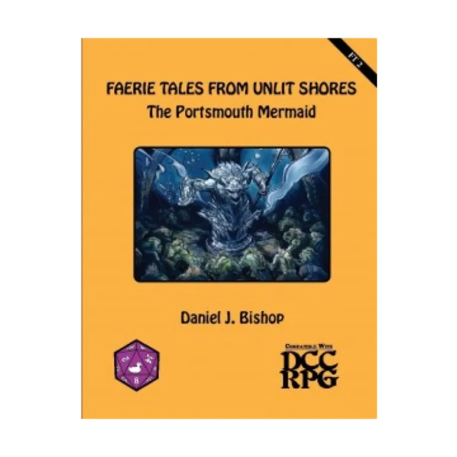 

Faerie Tales from Unlit Shores - The Portsmouth Mermaid, Dungeon Crawl Classics (Purple Duck Games), мягкая обложка
